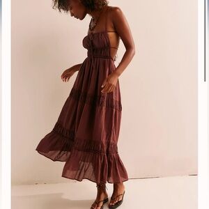 Free people taking sides maxi dress